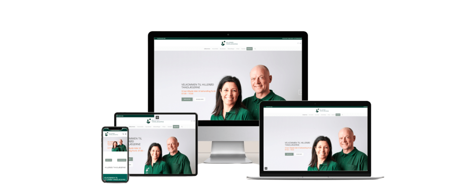 Branding og hjemmesideudvikling Hillerødtandlægerne