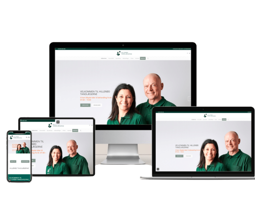 Branding og hjemmesideudvikling Hillerødtandlægerne